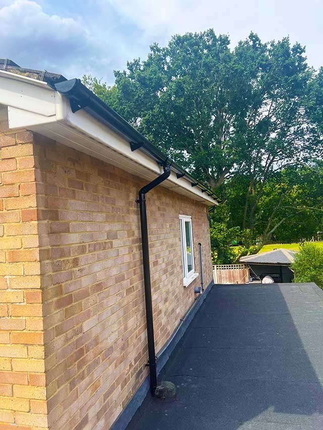 Brand new guttering