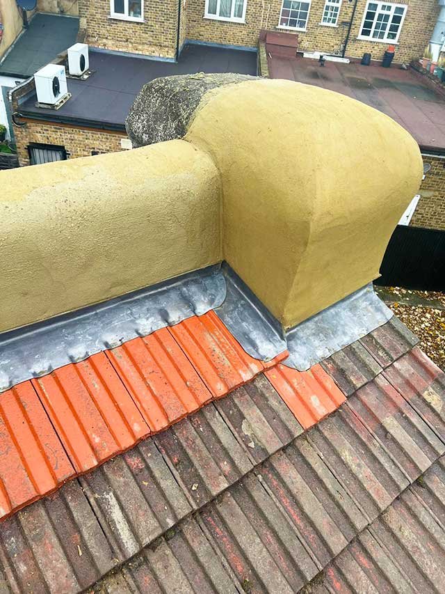 Parapet wall rendering