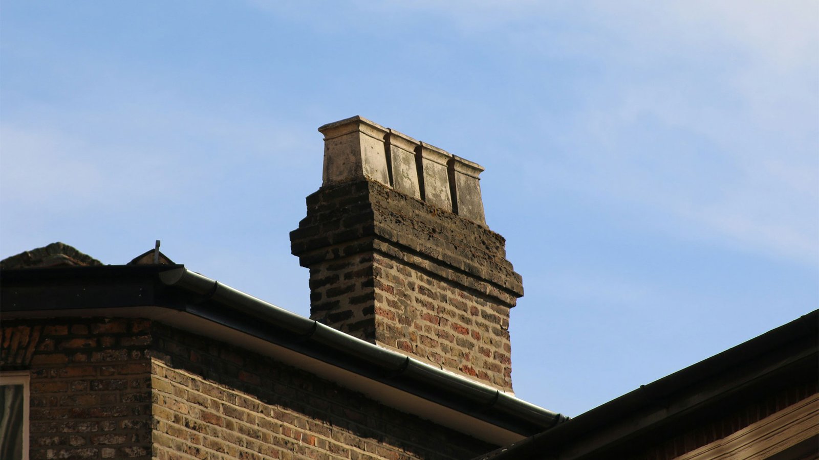 A chimney stack